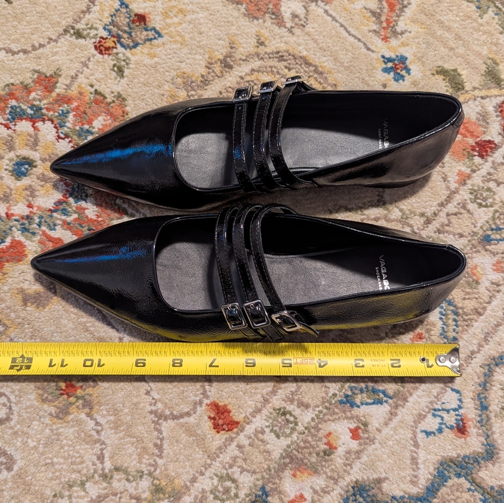 Vagabond Hermine pointed-toe buckle flats - Picture 9 of 11